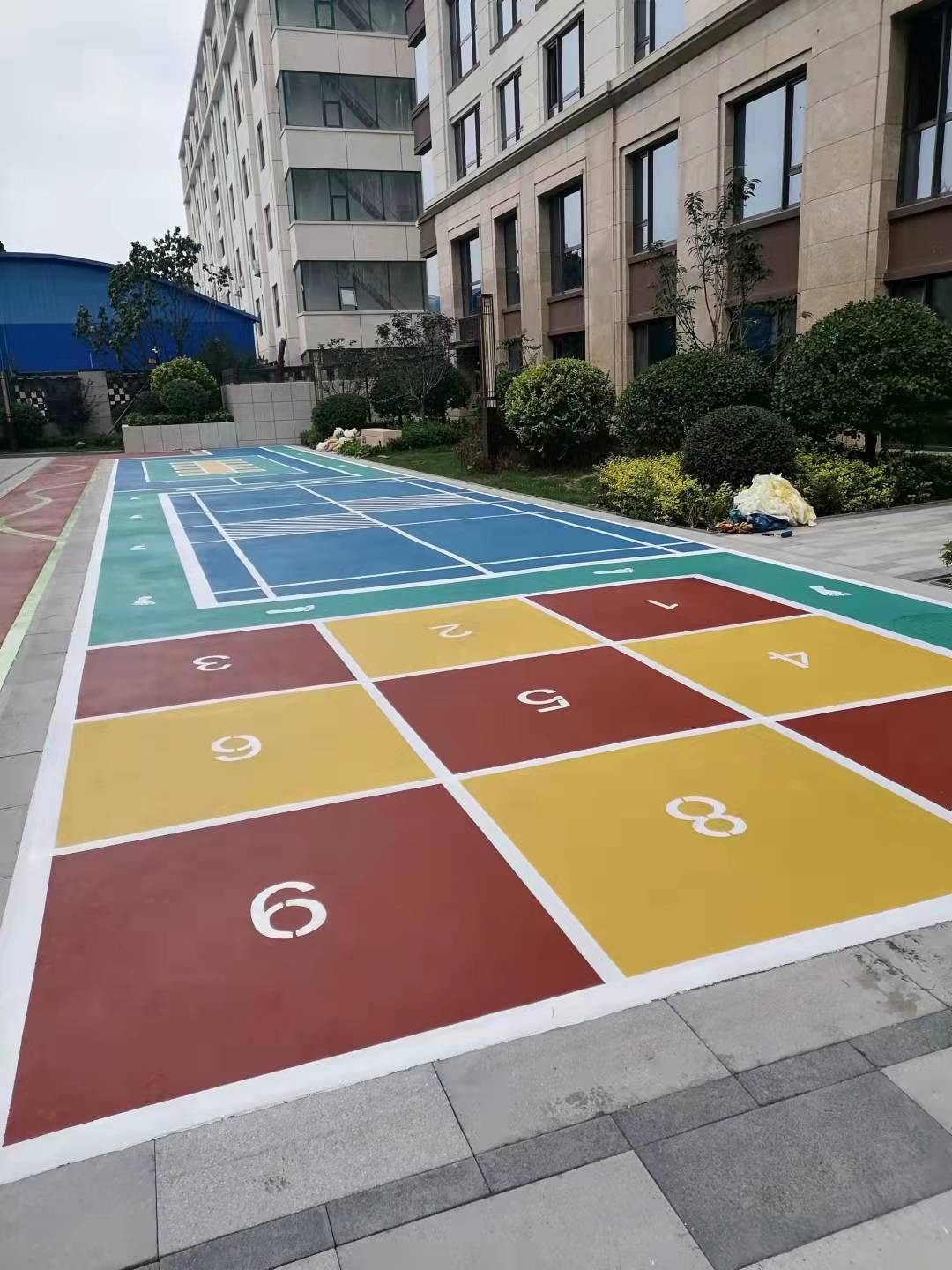河南彩色透水路面工程